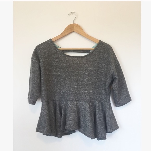 Anthropologie Saturday Sunday Peplum Pullover - Picture 3 of 7